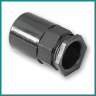 PVC Conduit Coupler Black