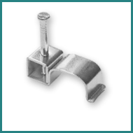 Flat Metal Twin & Earth Cable Clips