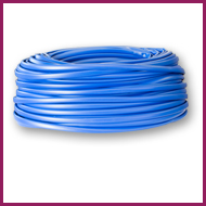 Blue 6mm x 100Metres PVC Sleeving Hanks