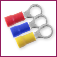 Red Ring Crimp Terrminals