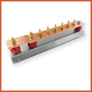 6 Way Earth Bar with 1 x Disconnecting Link
