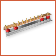 6 Way Earth Bar with 2 x Disconnecting Link